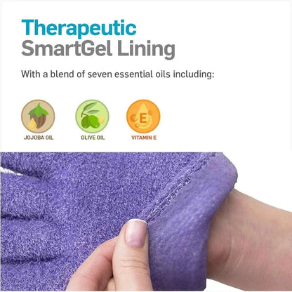 Intense Gel Moisturizing Gloves NatraCure Aqua Lavender Aqua-Lavender-
