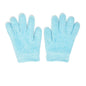 Aqua moisturizing gloves with soft terry texture, pair of two