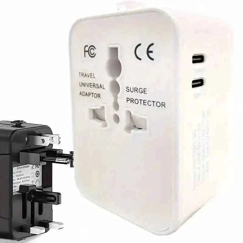 International Portable Worldwide All-in-One Plug Travel Adapter Converter for USA EU UK AUS Cartsfy Inc.