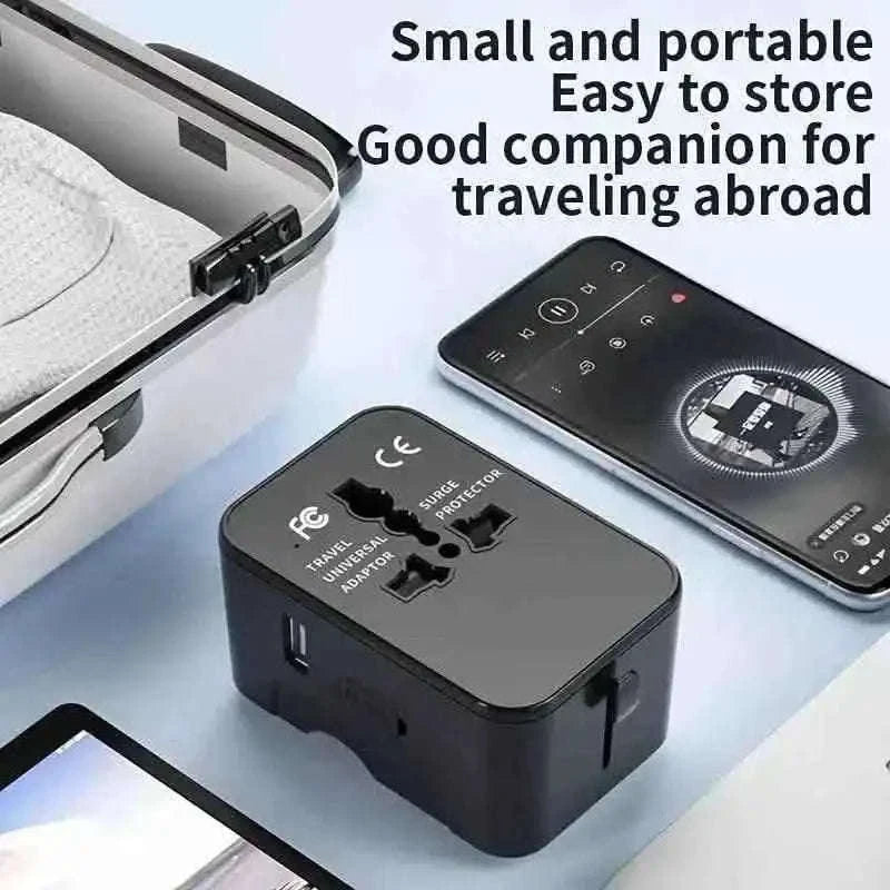 International Portable Worldwide All-in-One Plug Travel Adapter Converter for USA EU UK AUS Cartsfy Inc.