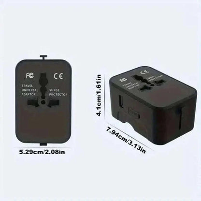 International Portable Worldwide All-in-One Plug Travel Adapter Converter for USA EU UK AUS Cartsfy Inc.