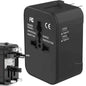 International Portable Worldwide All-in-One Plug Travel Adapter Converter for USA EU UK AUS Cartsfy Inc.