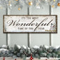 It's The Most Wonderful Time Of The Year Christmas Sign Cartsfy Inc.