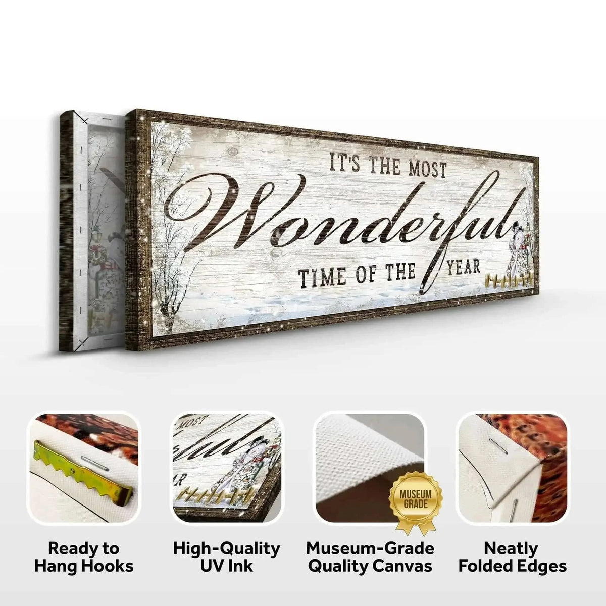 It's The Most Wonderful Time Of The Year Christmas Sign Cartsfy Inc.