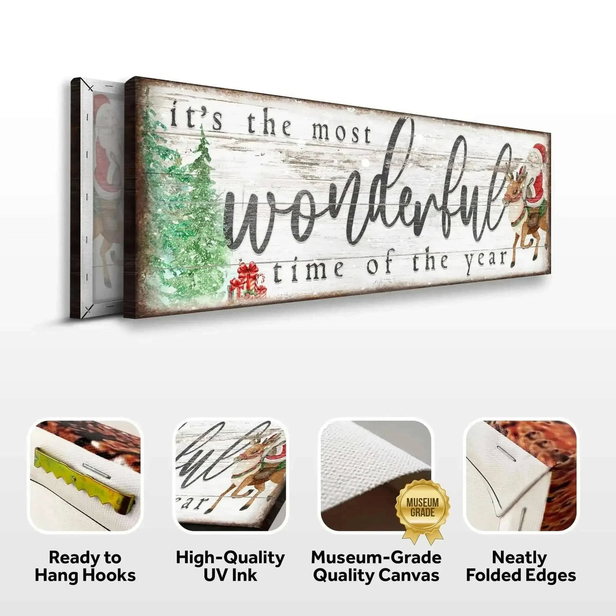 It's The Most Wonderful Time Of The Year Christmas Sign II Cartsfy Inc.