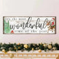 It's The Most Wonderful Time Of The Year Christmas Sign II Cartsfy Inc.