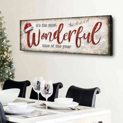 It's The Most Wonderful Time Of The Year Christmas Sign III Cartsfy Inc.