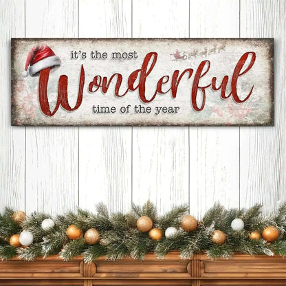 It's The Most Wonderful Time Of The Year Christmas Sign III Cartsfy Inc.