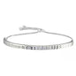 Italian Solid Sterling Silver Adjustable Bangle Bracelet Cartsfy Inc.