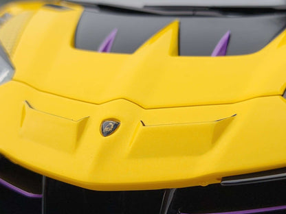 Ivy Merit Lamborghini Aventador GT Evo LB Silhouette Works Yellow 1:18 WITH DISPLAY STM Diecast Default Title Default Title-