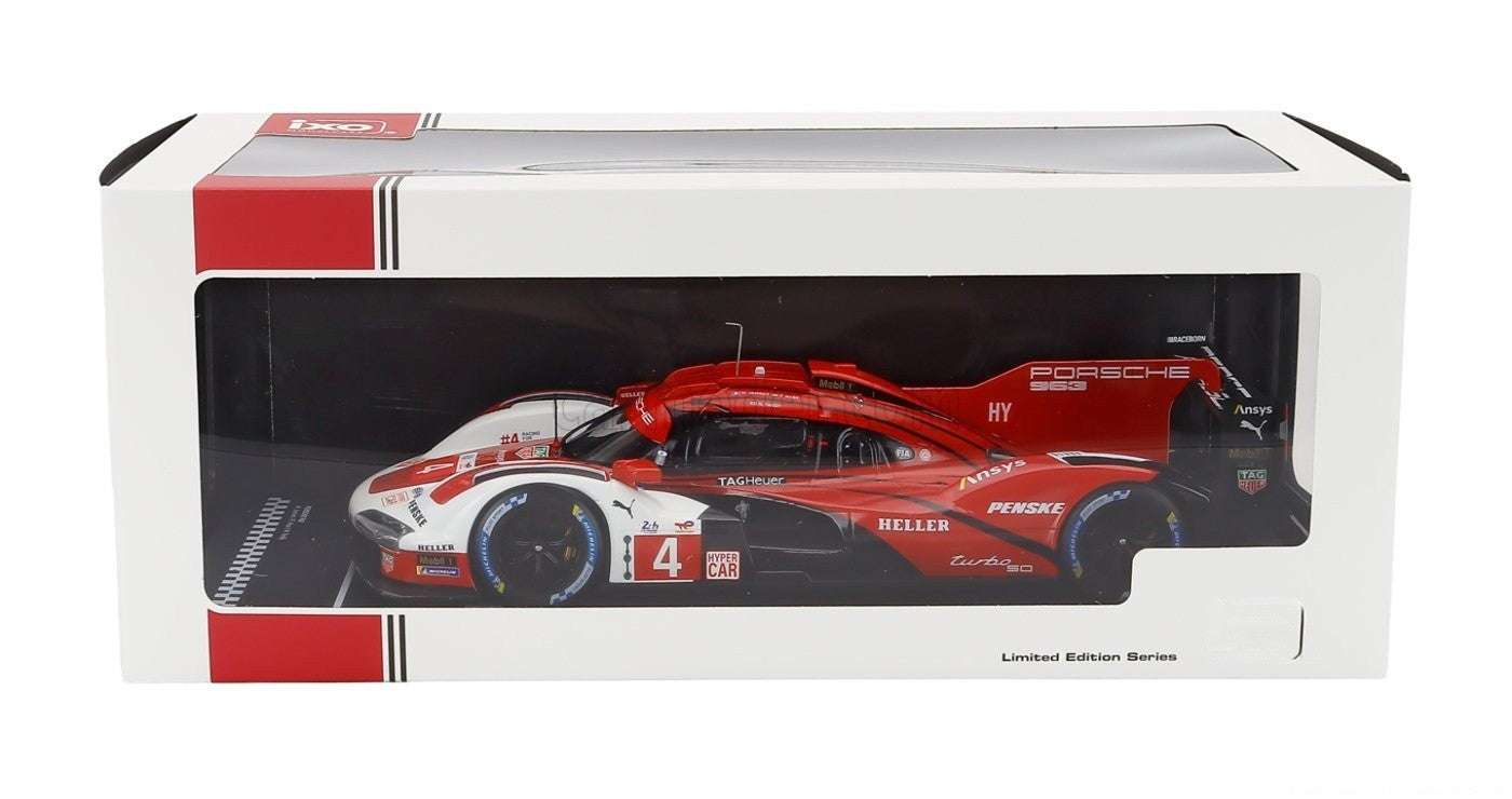 Ixo Porsche 963 LMDh #4 Penske Motorsports 24hr Le Mans 2024 1:18 Cartsfy Inc.