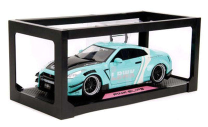 Jada Pink Slips Nissan Skyline GT-R R35 Liberty Walk Seafoam Mint Green 1:18 STM Diecast Default Title Default Title-