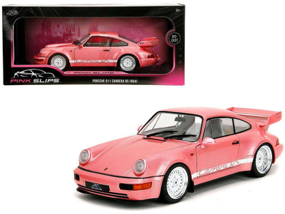 Jada Pink Slips Porsche 911 964 Carrera RS Pink Metallic 1:18 STM Diecast Default Title Default Title-
