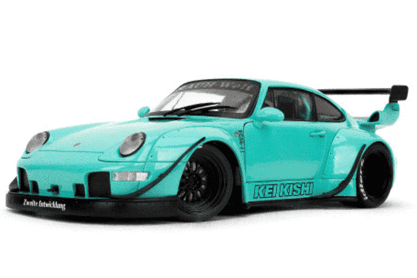 Jada Pink Slips Porsche 911 993 RWB Kei Kishi Teal Green 1:18 STM Diecast Default Title Default Title-