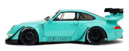 Jada Pink Slips Porsche 911 993 RWB Kei Kishi Teal Green 1:18 STM Diecast Default Title Default Title-
