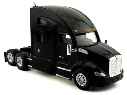 Kenworth T680 Sleeper Cab Black 1/87 (HO) Plastic Model Car by HO Logistics Cartsfy Inc.
