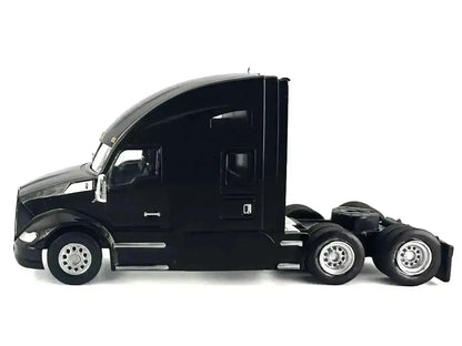 Kenworth T680 Sleeper Cab Black 1/87 (HO) Plastic Model Car by HO Logistics Cartsfy Inc.