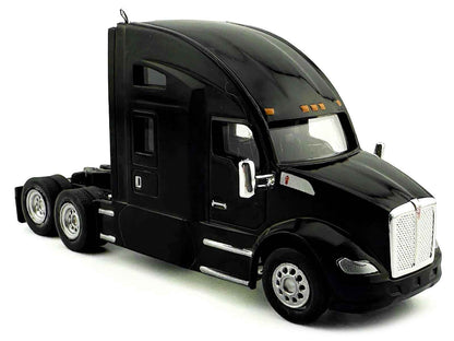 Kenworth T680 Sleeper Cab Black 1/87 (HO) Plastic Model Car by HO Logistics Miniature Motors Default Title Default Title-