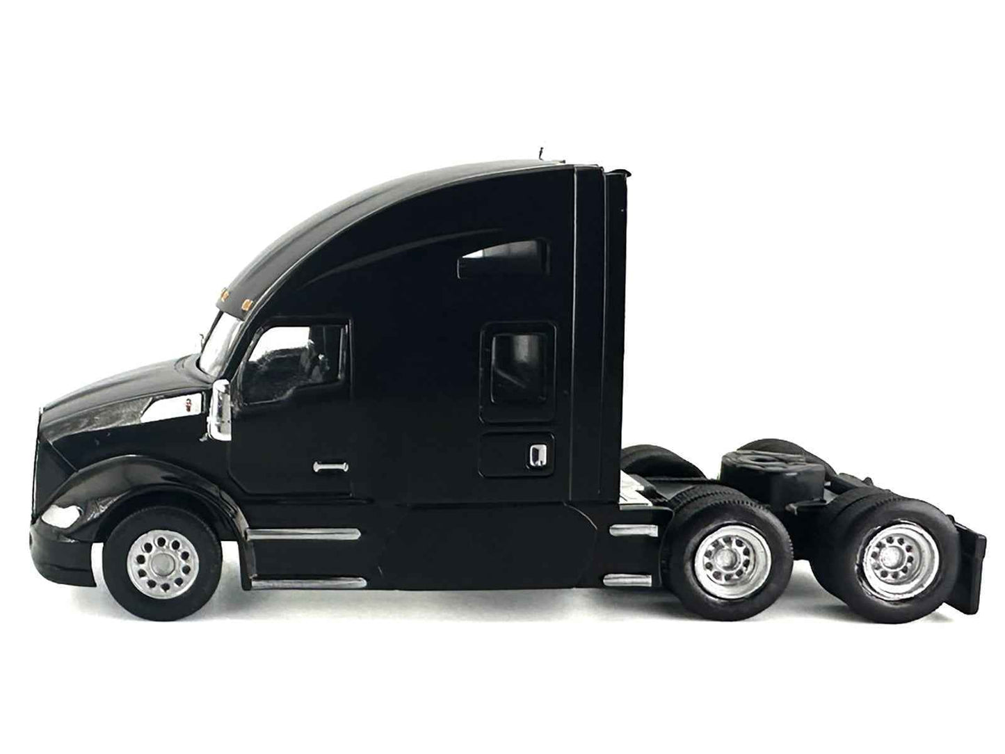 Kenworth T680 Sleeper Cab Black 1/87 (HO) Plastic Model Car by HO Logistics Miniature Motors Default Title Default Title-
