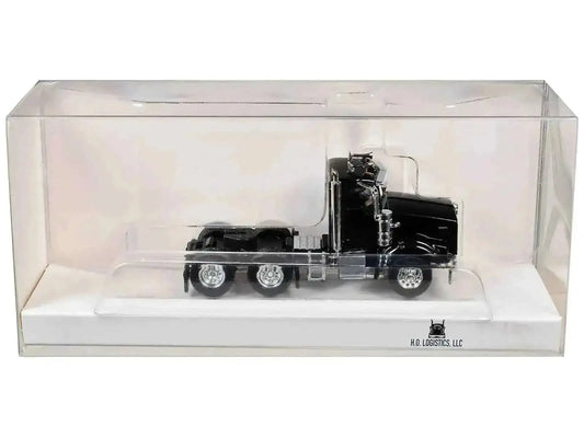 Kenworth T800 Day Cab Black 1/87 (HO) Scale Plastic Model Car by HO Logistics Cartsfy Inc.