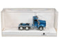 Kenworth T800 Day Cab Blue Metallic 1/87 (HO) Scale Plastic Model Car by HO Logistics Miniature Motors Default Title Default Title-