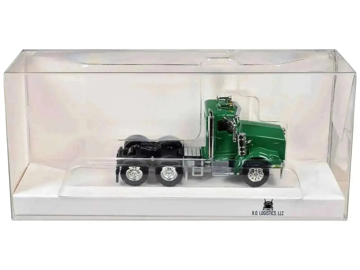Kenworth T800 Day Cab Green 1/87 (HO) Scale Plastic Model Car by HO Logistics Cartsfy Inc.