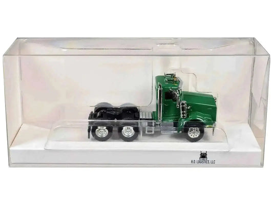 Kenworth T800 Day Cab Green 1/87 (HO) Scale Plastic Model Car by HO Logistics Cartsfy Inc.