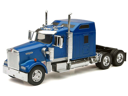 Kenworth W900 Truck Tractor Blue Metallic 1/32 Diecast Model by New Ray Miniature Motors Default Title Default Title-