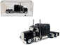 Kenworth W900L Truck Tractor with Sleeper Cab Black 1/87 (HO) Scale Plastic Model Car by HO Logistics Cartsfy Inc.