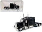 Kenworth W900L Truck Tractor with Sleeper Cab Black 1/87 (HO) Scale Plastic Model Car by HO Logistics Miniature Motors Default Title Default Title-