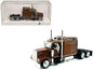Kenworth W900L Truck Tractor with Sleeper Cab Brown Metallic 1/87 (HO) Scale Plastic Model Car by HO Logistics Cartsfy Inc.