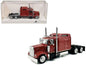 Kenworth W900L Truck Tractor with Sleeper Cab Red Metallic 1/87 (HO) Scale Plastic Model Car by HO Logistics Cartsfy Inc.