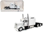Kenworth W900L Truck Tractor with Sleeper Cab White 1/87 (HO) Scale Plastic Model Car by HO Logistics Cartsfy Inc.