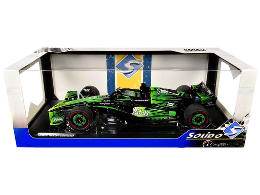 Kick Sauber C44 #77 Valtteri Bottas "Stake F1 Team Kick Sauber" Formula One F1 "Las Vegas GP" (2024) "Competition" Series 1/18 Diecast Model Car by Solido Cartsfy Inc.
