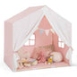 Kid's Play Tent with Washable Cotton Mat and Flag Banner-Pink VYSN Default Title Default Title-