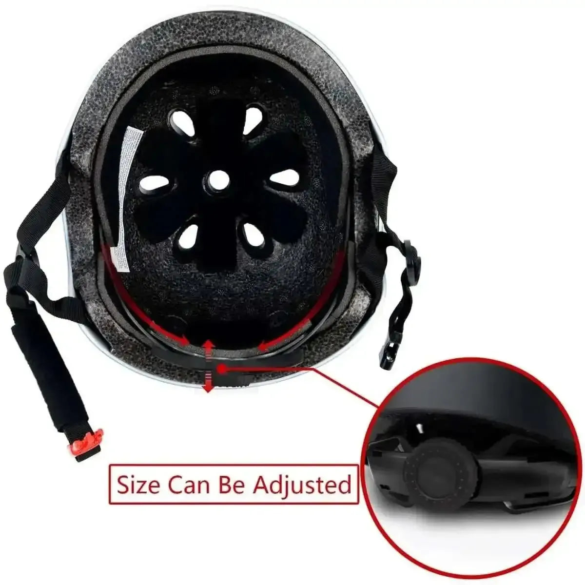 Kids Adjustable Bike Helmet DailySale Black / S Black / M Black / L Black / S-Black / M-Black / L-Blue / S-Blue / M-Blue / L-Orange / S-Orange / M-Orange / L-Red / S-Red / M-Red / L-