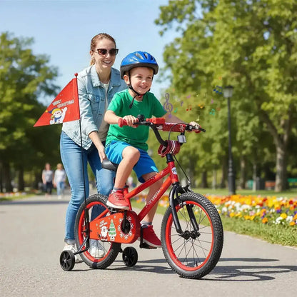 Kids Bike 12-18 Inch with Training Wheels & Christmas Music Cartsfy Inc.