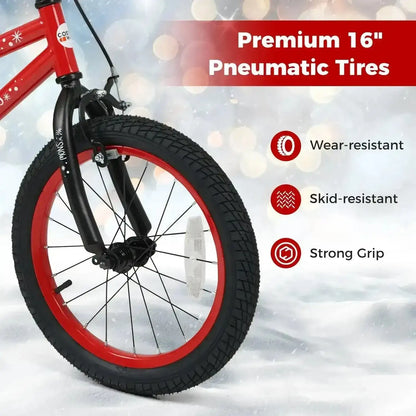 Kids Bike 12-18 Inch with Training Wheels & Christmas Music Cartsfy Inc.