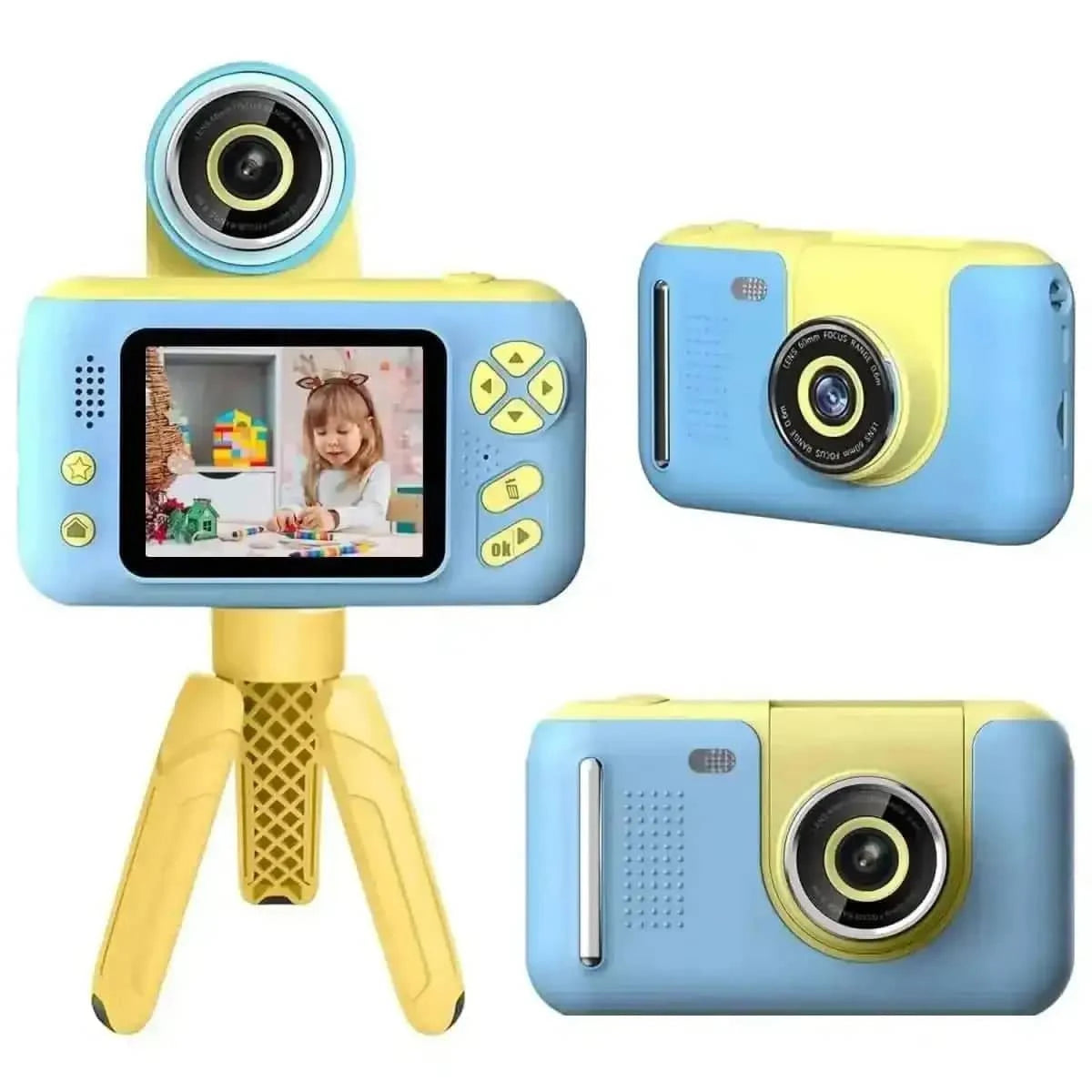 Kids Digital Camera with Flip Lens DailySale Blue Pink Blue-Pink-