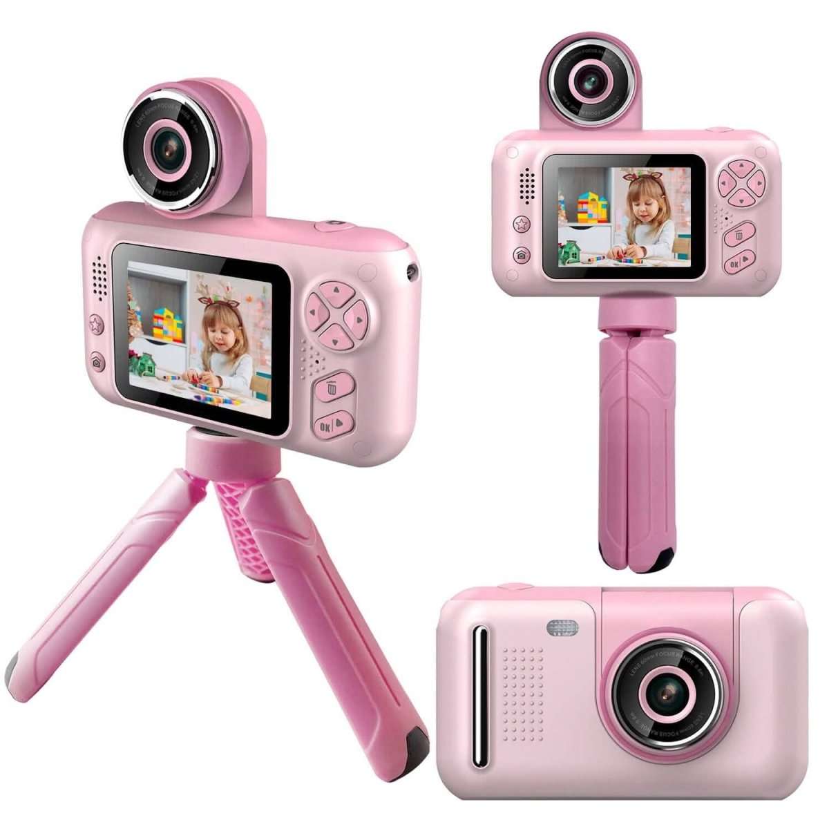 Kids Digital Camera with Flip Lens Cartsfy Inc.