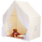 Kids Play Tent, Kids Tent for Kids 1-5 Years Old, Toddler Tent with Mat and Tent Lamp, Tent for Kids with Windows for Indoor and Outdoor, Yurt Tent for Boys and Girls, Beige Cartsfy Inc.