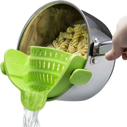 Kitchen Gizmo Snap N Strainer DailySale Gray Green Purple Gray-Green-Purple-Orange-Red-