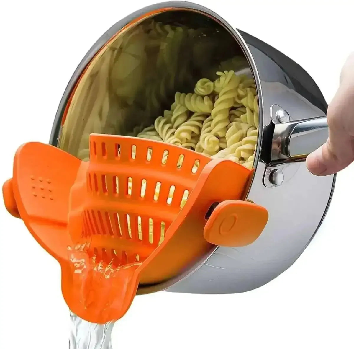 Kitchen Gizmo Snap N Strainer DailySale Gray Green Purple Gray-Green-Purple-Orange-Red-