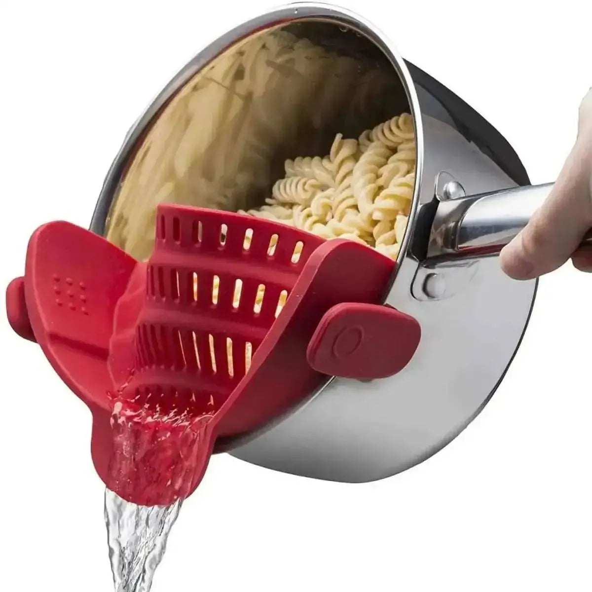 Kitchen Gizmo Snap N Strainer DailySale Gray Green Purple Gray-Green-Purple-Orange-Red-