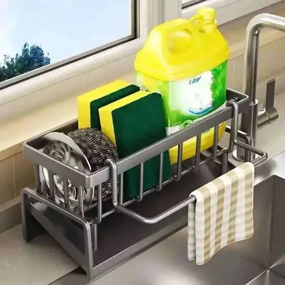 Kitchen Storage Rack - Multi-Functional Household Sink Organizer with Drain Basket Cartsfy Inc.