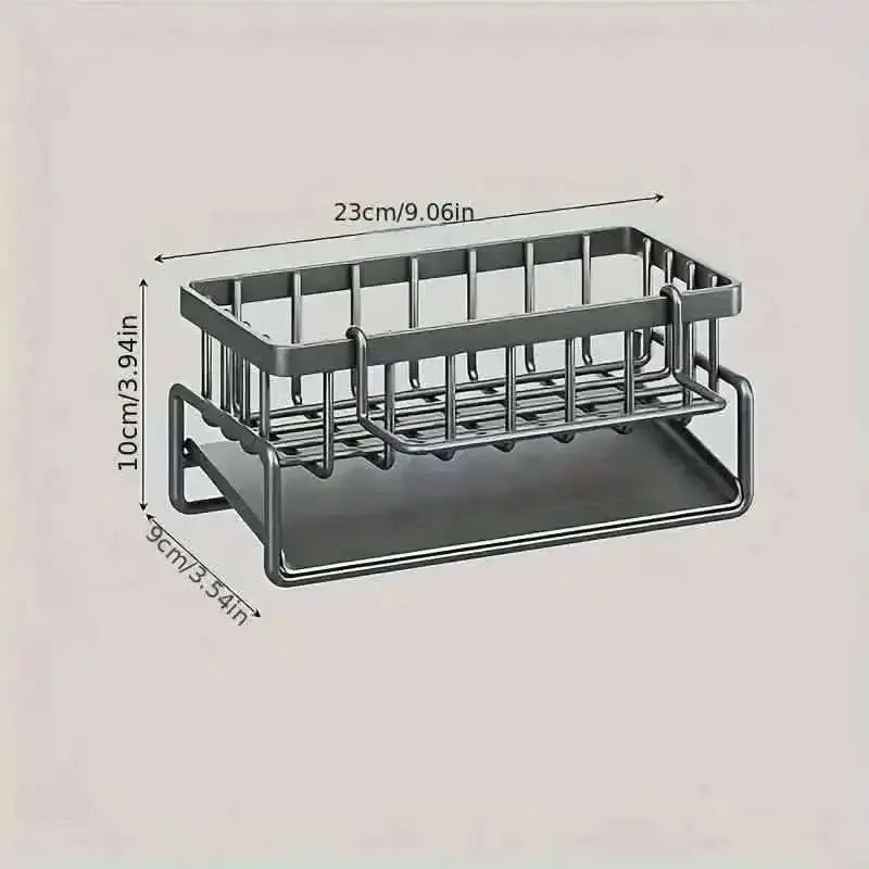 Kitchen Storage Rack - Multi-Functional Household Sink Organizer with Drain Basket Cartsfy Inc.