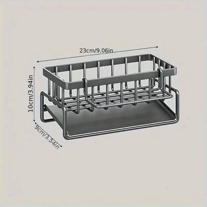Kitchen Storage Rack - Multi - Functional Household Sink Organizer with Drain Basket - Cartsfy Inc.