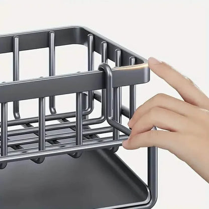 Kitchen Storage Rack - Multi - Functional Household Sink Organizer with Drain Basket - Cartsfy Inc.
