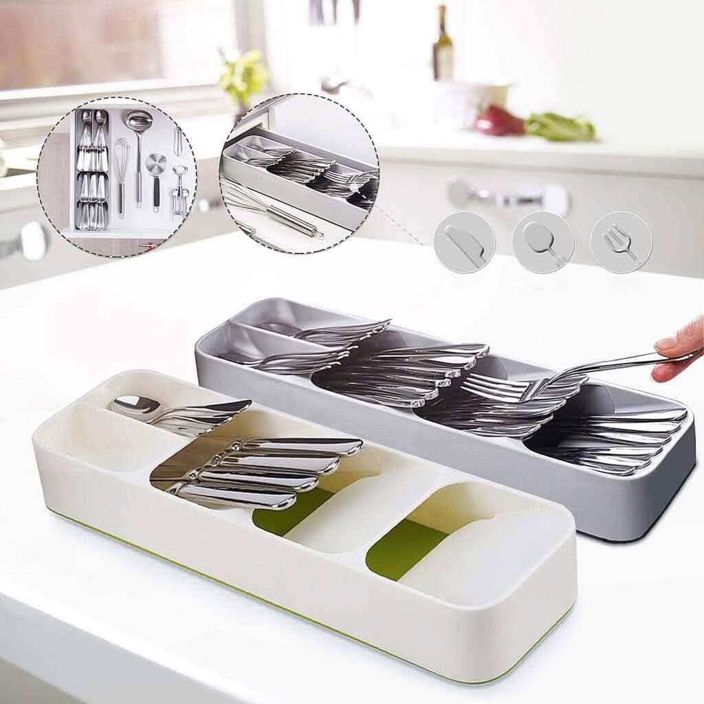 Kitchen Tableware Drawer Spoon Storage Box Cartsfy Inc.