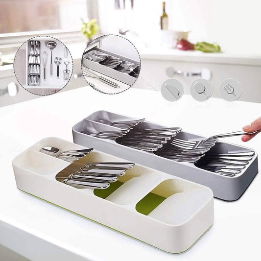Kitchen Tableware Drawer Spoon Storage Box Cartsfy Inc.